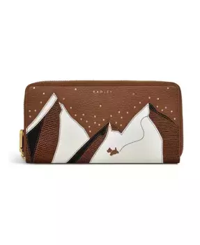 Кошелек на молнии Mountain Wanderer Radley London, коричневый