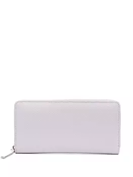 Кошелек на молнии с декоративной строчкой Maison Margiela, фиолетовый