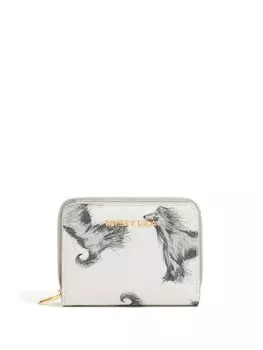 Кошелек на молнии с графическим принтом Bimba y Lola, белый