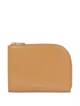 Кошелек на молнии с логотипом Mansur Gavriel, коричневый