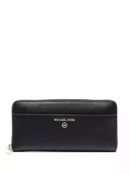 Кошелек на молнии с логотипом Michael Michael Kors, черный