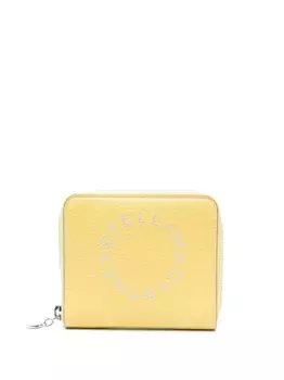 Кошелек на молнии с логотипом STELLA MCCARTNEY, желтый