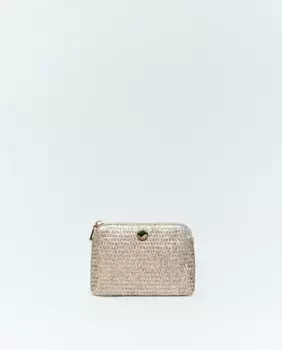 Кошелек на молнии Sfera, золотой