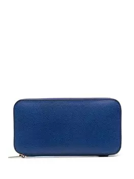 Кошелек на молнии Valextra, синий
