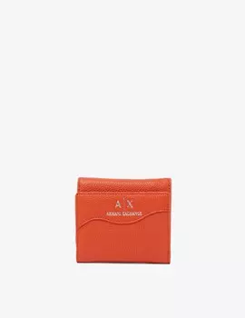 Кошелек на пуговицах Armani Exchange, оранжевый