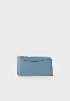 Кошелек NEW YORK ZIP CARD CASE COACH, синий