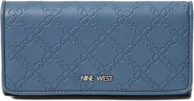 Кошелек Nine West Zuri Slg Organizer Wallet, цвет Steel Blue