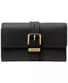Кошелек Nolita Medium Flap Trifold из кожи Michael Kors, черный