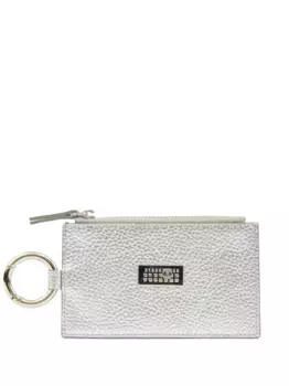 Кошелек Numeric на молнии MM6 Maison Margiela, серебяный