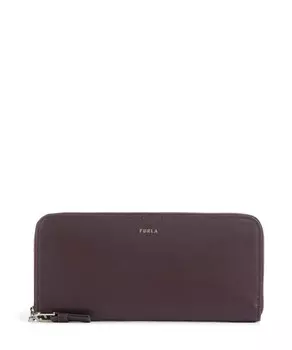 Кошелек nuvola l из мелкозернистой яловой кожи. Furla, бордовый