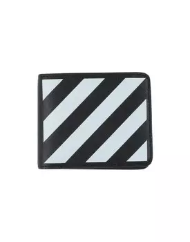 Кошелек Off-white Wallets, черный, белый