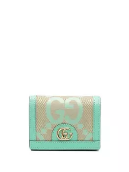 Кошелек Ophidia с монограммой Gucci, зеленый