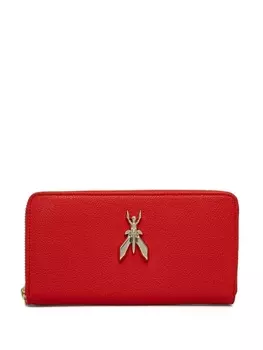 Кошелек Patrizia Pepe с металлическим логотипом, красный