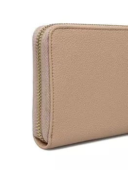 Кошелек Patrizia Pepe с металлическим логотипом, серый