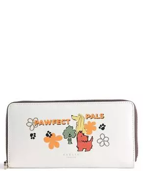 Кошелек Pawfect Pals из мелкозернистой кожи Radley London, белый