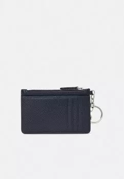 Кошелек PEBBLED LEATHER ZIP CARD CASE Ralph Lauren, темно-синий