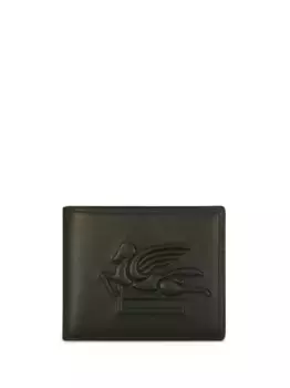Кошелек Pegaso с тиснением ETRO, черный