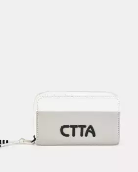 Кошелек перламутрового цвета Caminatta, светло-серый