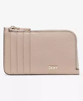 Кошелек Perri на молнии Dkny, розовый