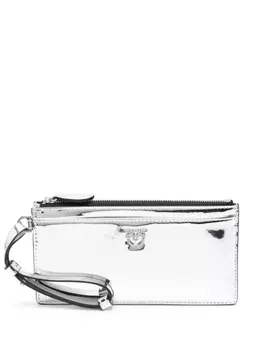 Кошелек PINKO с металлическим эффектом, серебряный