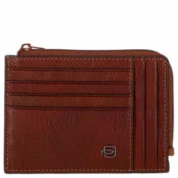 Кошелек Piquadro Black Square Kreditkartenetui 7cc 12.5 см, коричневый