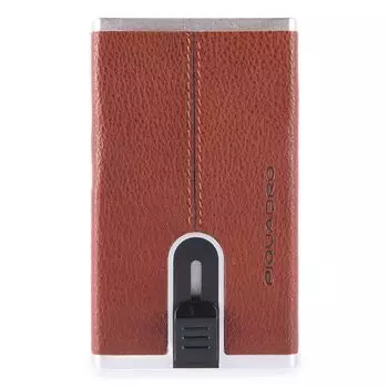 Кошелек Piquadro Black Square Kreditkartenetui RFID Leder 6 cm, цвет cuoio