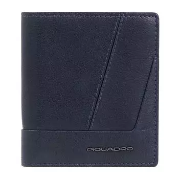 Кошелек Piquadro Carl RFID Schutz Leder 10 см, синий