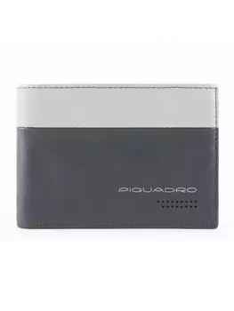 Кошелек Piquadro, цвет grey/black