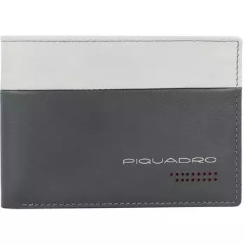 Кошелек Piquadro Urban RFID Leder 13 см, серо-черный