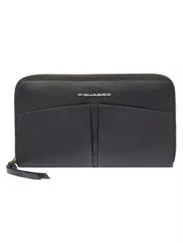 Кошелек Piquadro W134 Geldbrse RFID Schutz Leder 19 cm, черный
