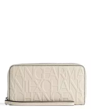 Кошелек полиуретановый Armani Exchange, бежевый
