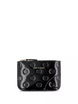 Кошелек 'Polka Dots Embossed' Comme Des Garons Wallet, черный