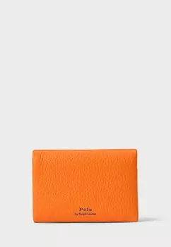 Кошелек POLO PLAY LEATHER SNAP CARD CASE Polo Ralph Lauren, оранжевый