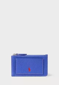 Кошелек POLO PLAY LEATHER ZIP CARD CASE Polo Ralph Lauren, синий