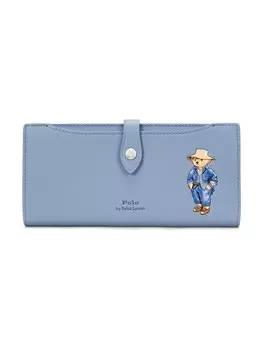 Кошелек Polo Ralph Lauren, цвет Blue/Dusty blue