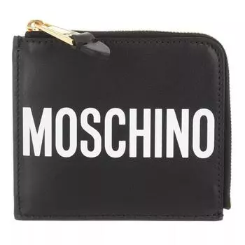 Кошелек portafoglio fantasia Moschino, черный