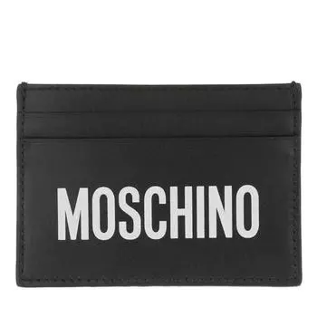 Кошелек portafoglio fantasia Moschino, черный
