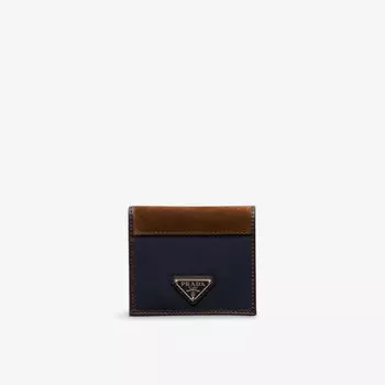 Кошелек Prada, синий / коричневый