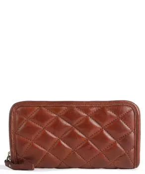 Кошелек Prestige из зернистой яловой кожи. Campomaggi, коричневый