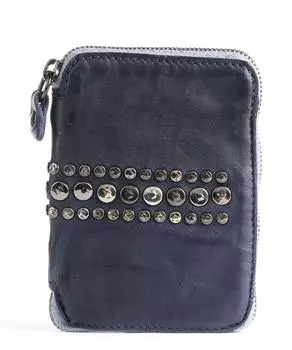 Кошелек Престиж из мелкозернистой яловой кожи. Campomaggi, синий