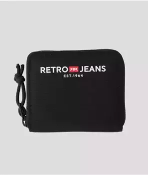 Кошелек Quinton Retro Jeans, черный