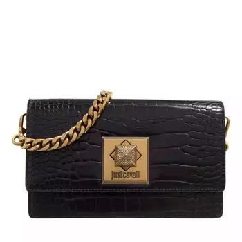 Кошелек range g snake lock sketch 5 wallet Just Cavalli, черный