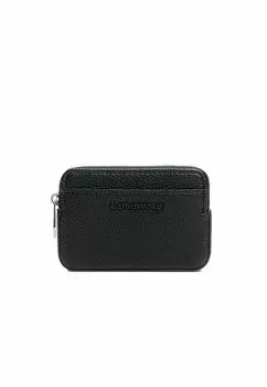Кошелек RECTANGULAR Stradivarius, цвет black