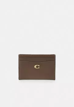 Кошелек REFINED ESSENTIAL CARD Ccase Coach, цвет dark stone
