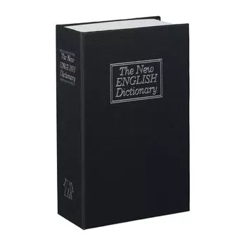 Кошелек relaxdays Buchtresor, черный