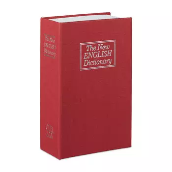 Кошелек relaxdays Buchtresor, красный