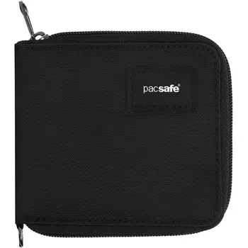 Кошелек Rfidsafe на молнии Pacsafe, черный