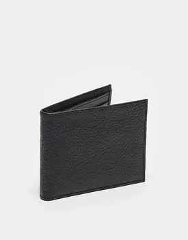 Кошелек River Island из зернистой кожи черного цвета