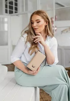 Кошелек Rixie Capuccion VUCH, бежевый