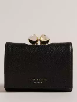 Кошелек Rosiela среднего размера из зерненой кожи Ted Baker, черный